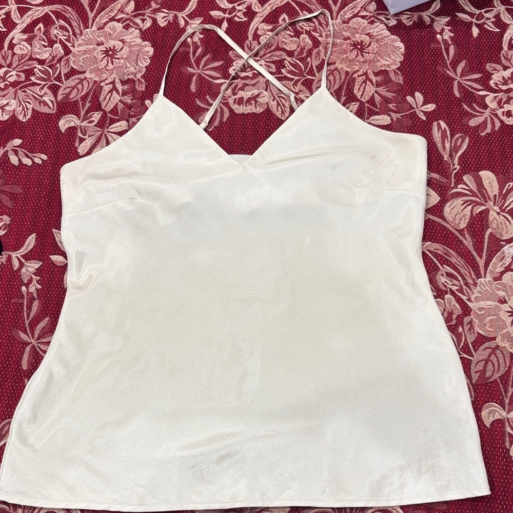 Kenar Cream Camisole Top
